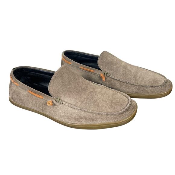Bed Stu Armstrong Suede Loafers Taupe Men’s 8.5 Casual Comfort Lightweight - Picture 1 of 10